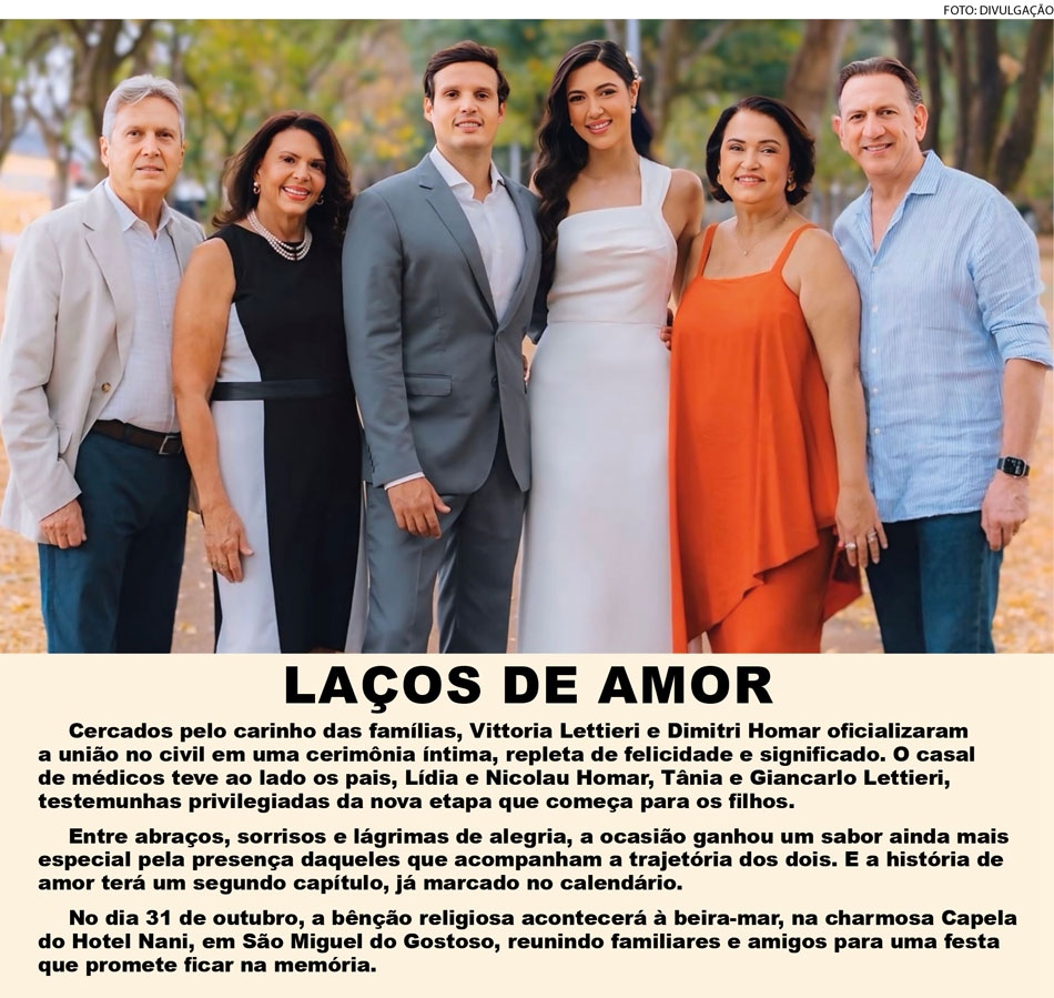 o casal de médicos vittoria lettieri e dimitri homar ao lado dos pais, lídia e nicolau homar, tânia e giancarlo lettieri blog