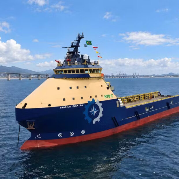 petrobras batiza embarcação starnav elektra