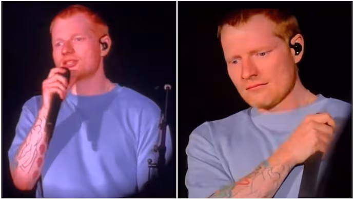 Visivelmente emocionado, Ed Sheeran afirmou que chegou a um ponto em que não consegue mais esconder como se sente diante das vidas perdidas.