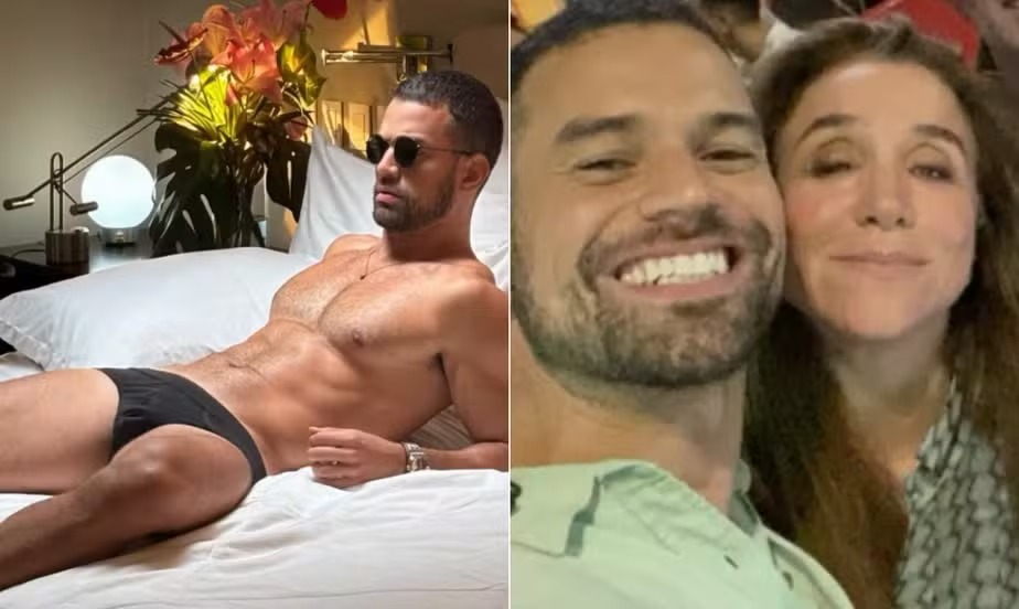 Vitor Gadelha divide a cena com a atriz no curta de nove minutos
