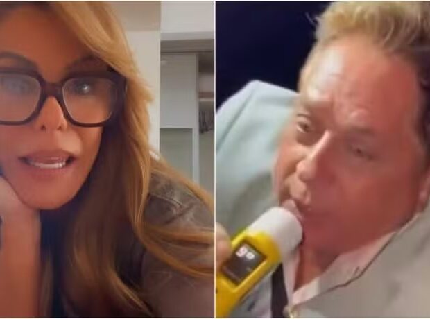 Leonardo e Poliana Rocha, que explicou a condição para o cantor discutir a volta ao álcool