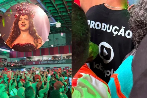 Área de imprensa teve presença de pessoas não credenciadas com falso microfone de Multishow/Globoplay