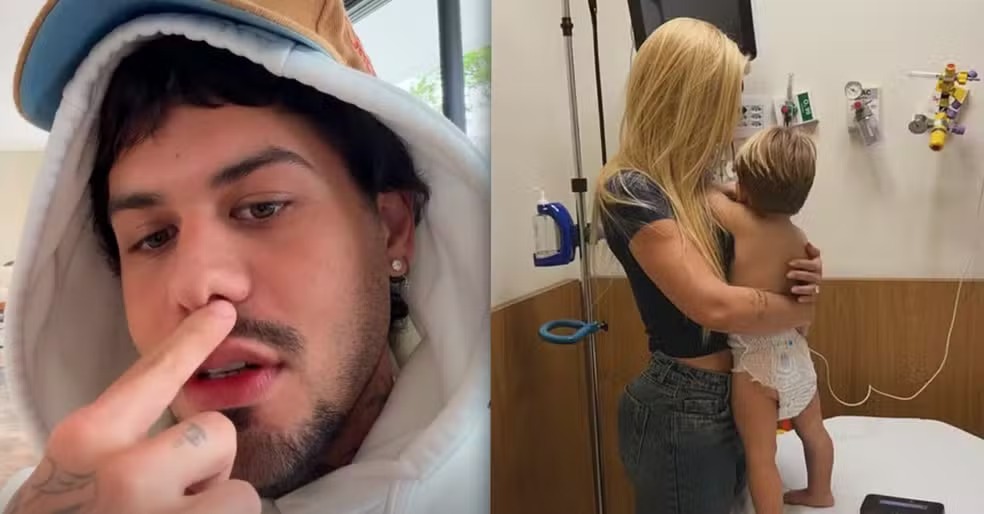 Filho de Virginia e Zé Felipe leva cinco pontos após queda em casa: “Muito sangue”