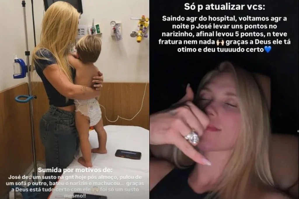 Zé Felipe atualiza os seguidores sobre o susto vivido pela família