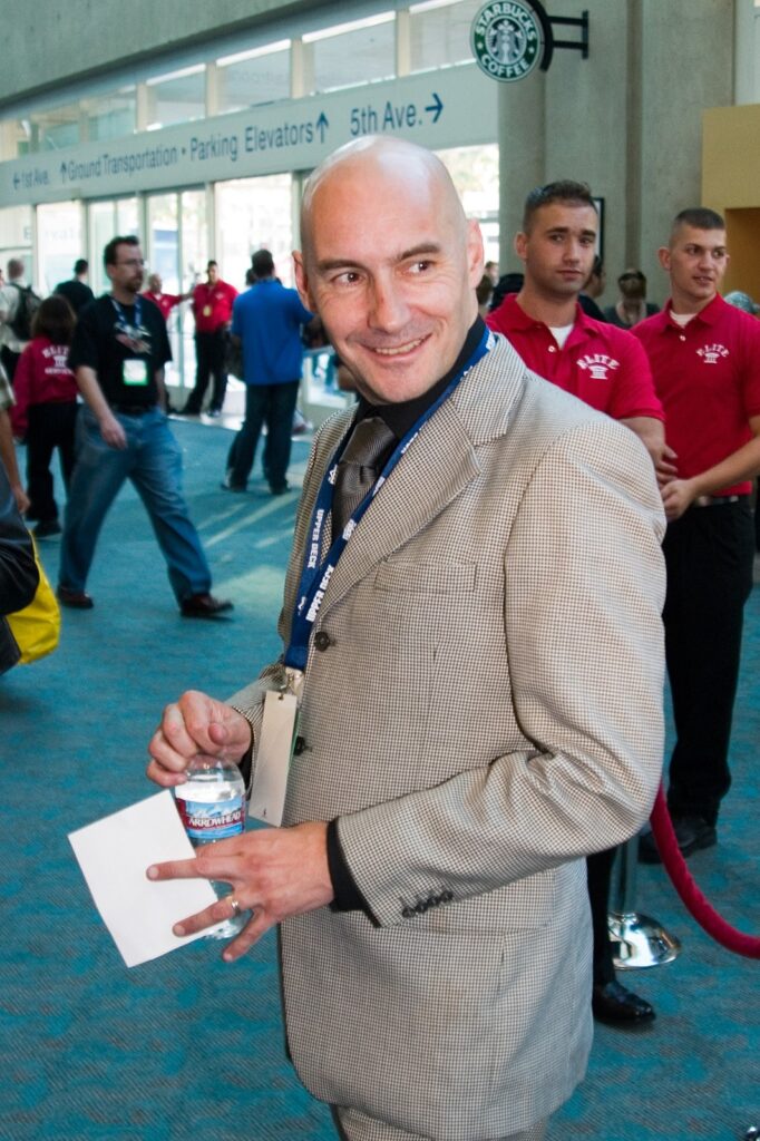 Grant Morrison, roteirista de quadrinhos que não poupou palavras sobre a atuação