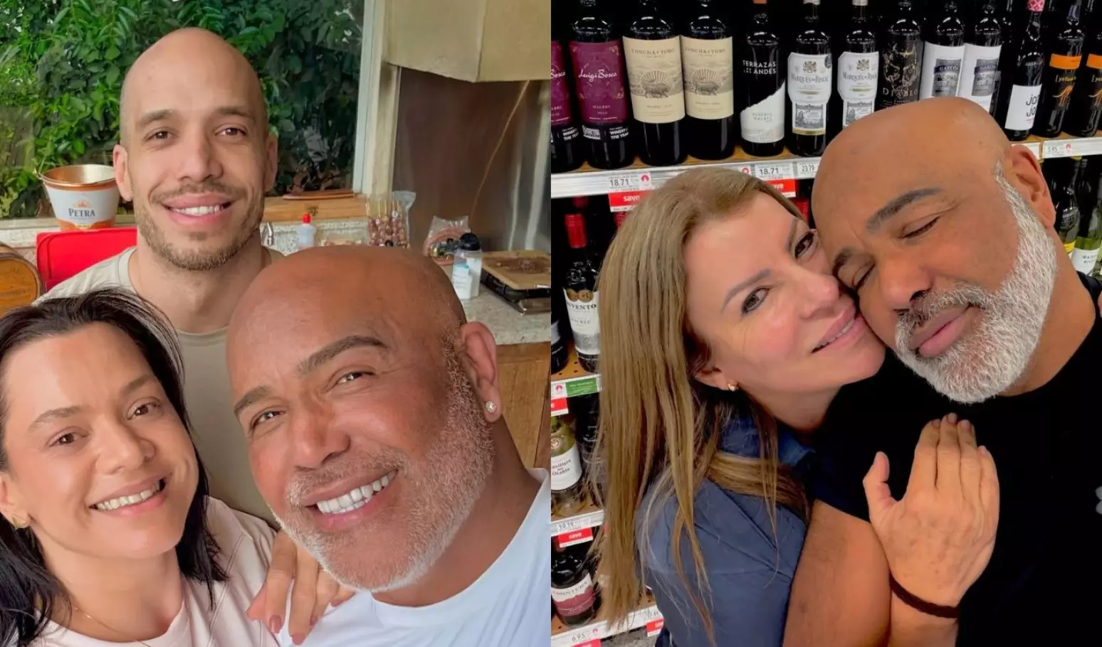 Por trás dos palcos e dos sucessos, Rick construiu uma história de mais de quatro décadas ao lado de Geralda Helena. O casal teve dois filhos, Mônica e Victor Henrique, e quatro netos.