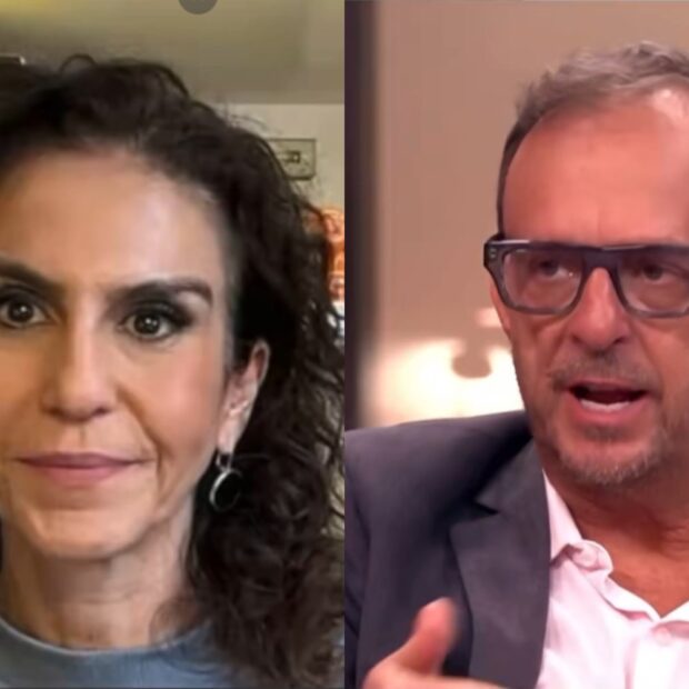 Malu Gaspar e Octavio Guedes divergiram ao vivo durante debate na GloboNews