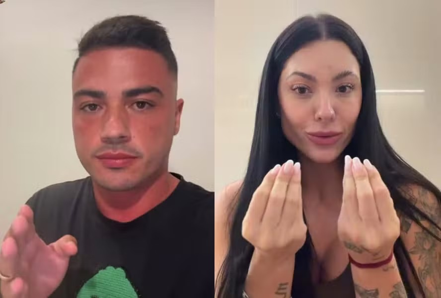 Alexandre Navarro Júnior fez novas acusações contra a influenciadora em vídeos nas redes sociais
