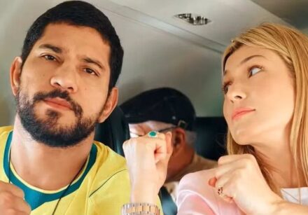 Lívia Andrade e Alex Poatan voltaram a aparecer juntos após meses de afastamento e fizeram registros em Foz do Iguaçu.