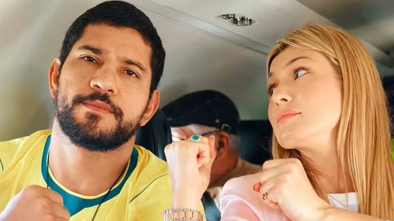 Lívia Andrade e Alex Poatan voltaram a aparecer juntos após meses de afastamento e fizeram registros em Foz do Iguaçu.