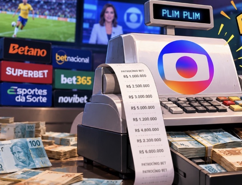 Bets deram à Globo em três meses mais que o governo federal em um ano de publicidade