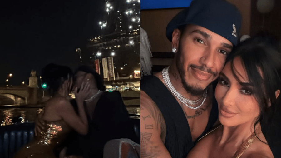 Kim Kardashian beija Hamilton, o amigo que passou a Páscoa na casa de Kanye