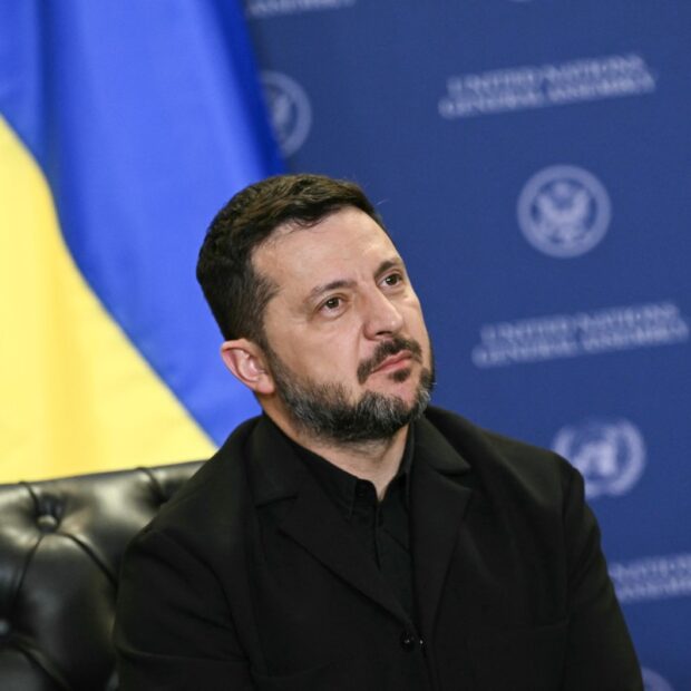 meeting between ukrainian president volodymyr zelensky and us president donald trump