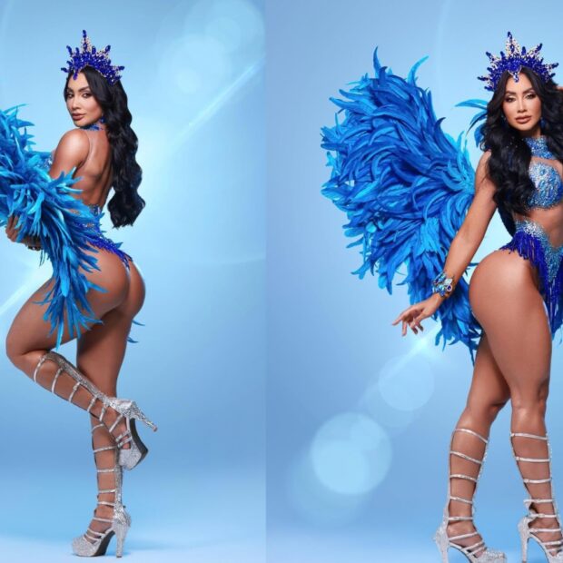 Carlinhos Maia empurrou Waleska Melo para o Carnaval e ela aceitou Créditos: Look : Kell Mendes / Photo : Mariana Araujo