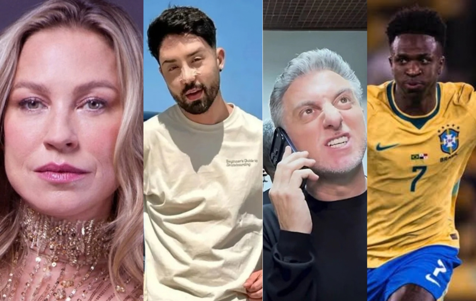 Luana Piovani criticou famosos ligados à publicidade de bets e citou Luciano Huck, Galvão Bueno e Vini Jr.