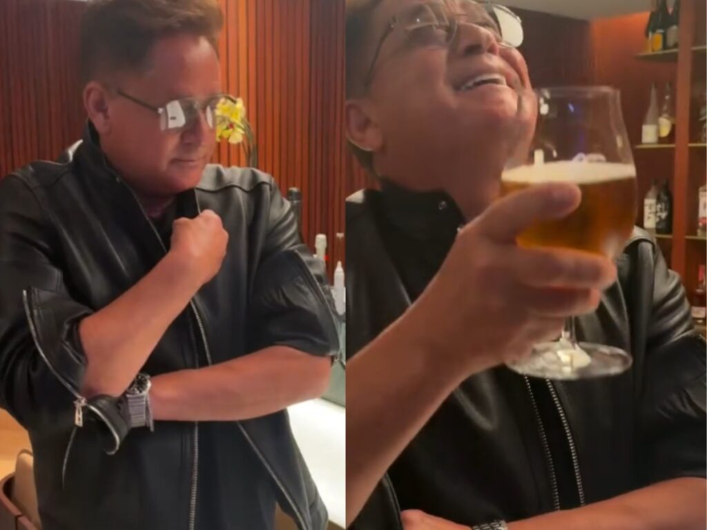 Leonardo resumiu o período sem bebida com a frase: “Prefiro ser um gordo feliz do que um magro triste”
