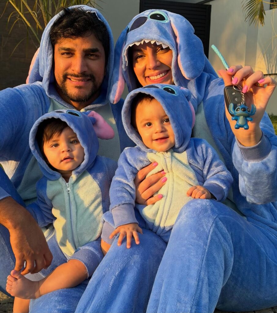  Rhayssa Martins compartilha a rotina ao lado do marido e das filhas com milhões de seguidores nas redes sociais. (Divulgação Pessoal).
