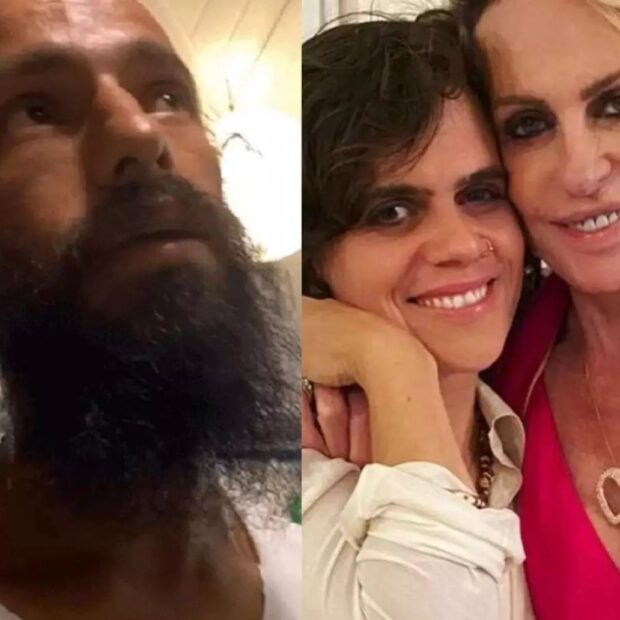 Badarik González, ex-marido de Mariana Maffeis, durante uma de suas transmissões nas redes sociais
