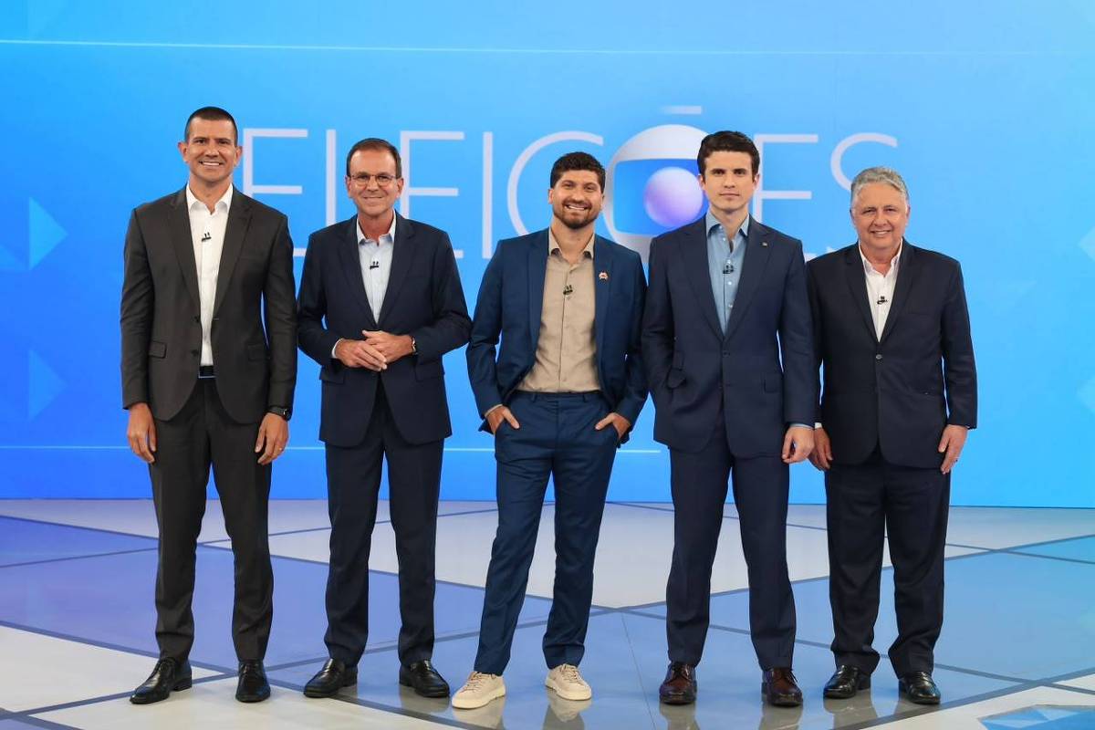vínculos com lula, flávio bolsonaro e cláudio castro marcam debate entre candidatos no rj