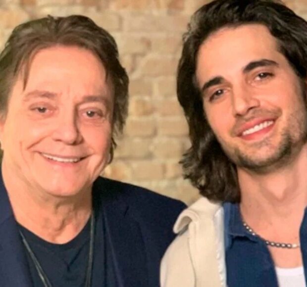 Internautas compararam o novo visual de Fiuk ao de Fábio Jr
