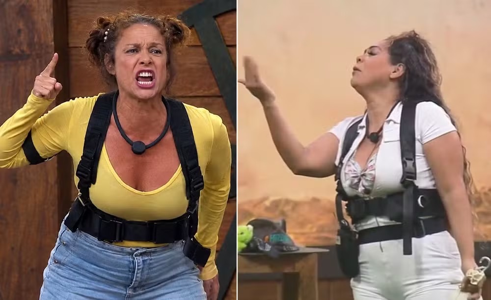 Giovanna Gold e Darlin protagonizaram um dos maiores barracos da temporada
