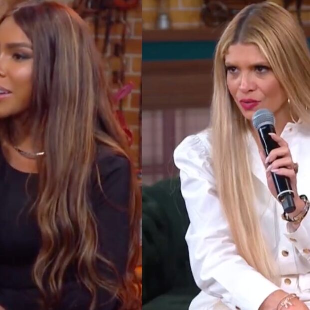 Carol Lekker comunicou ao vivo a Adryana Ribeiro sobre a morte de Rick Sollo após a eliminação da cantora de A Fazenda 18 - Reprodução Record TV