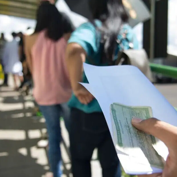 fila de votação
