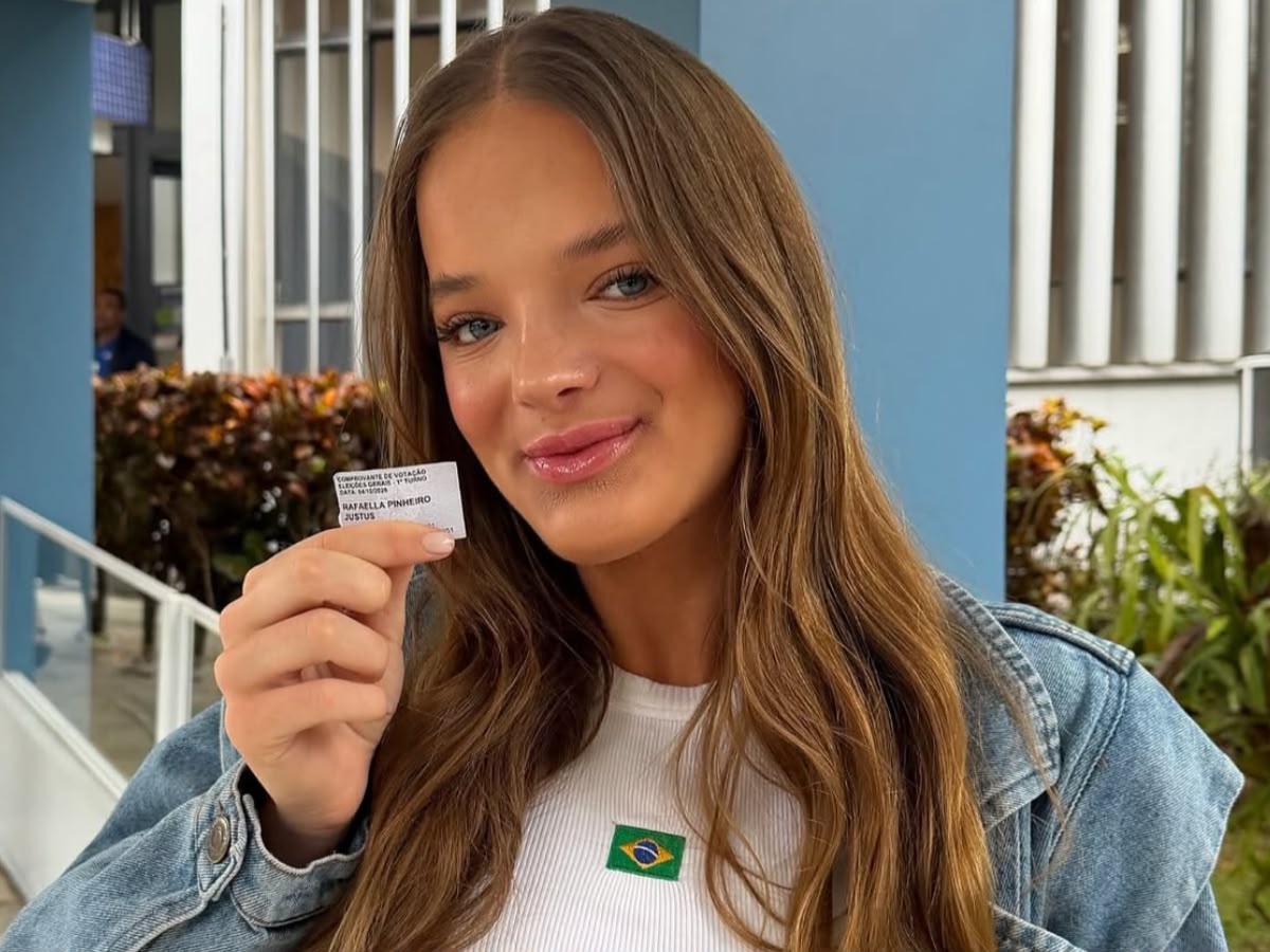 Raffa Justus expõe ataques online após compartilhar registro votando