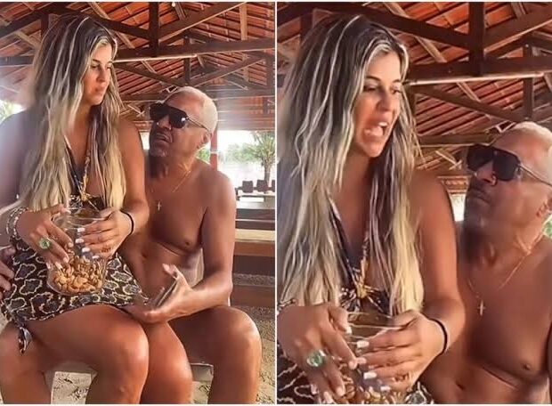 Tiririca e Nana Magalhães em vídeo publicado após a eleição