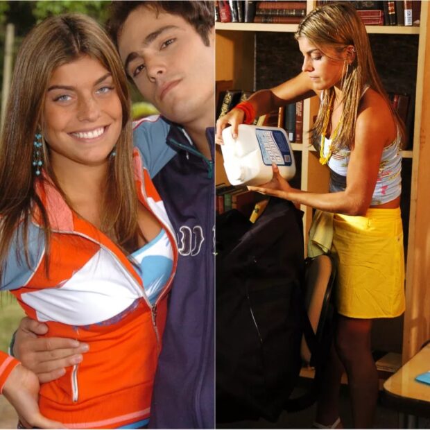 Joana Balaguer como Jaque em “Malhação”, em 2005