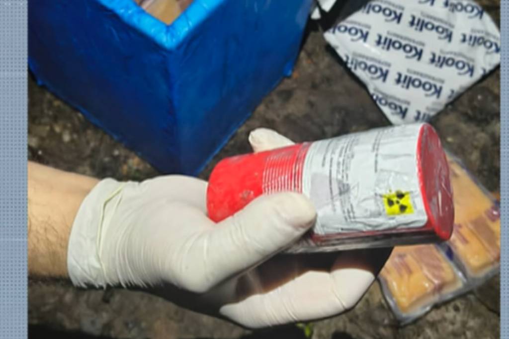 material radioativo foi encontrado em terreno baldio