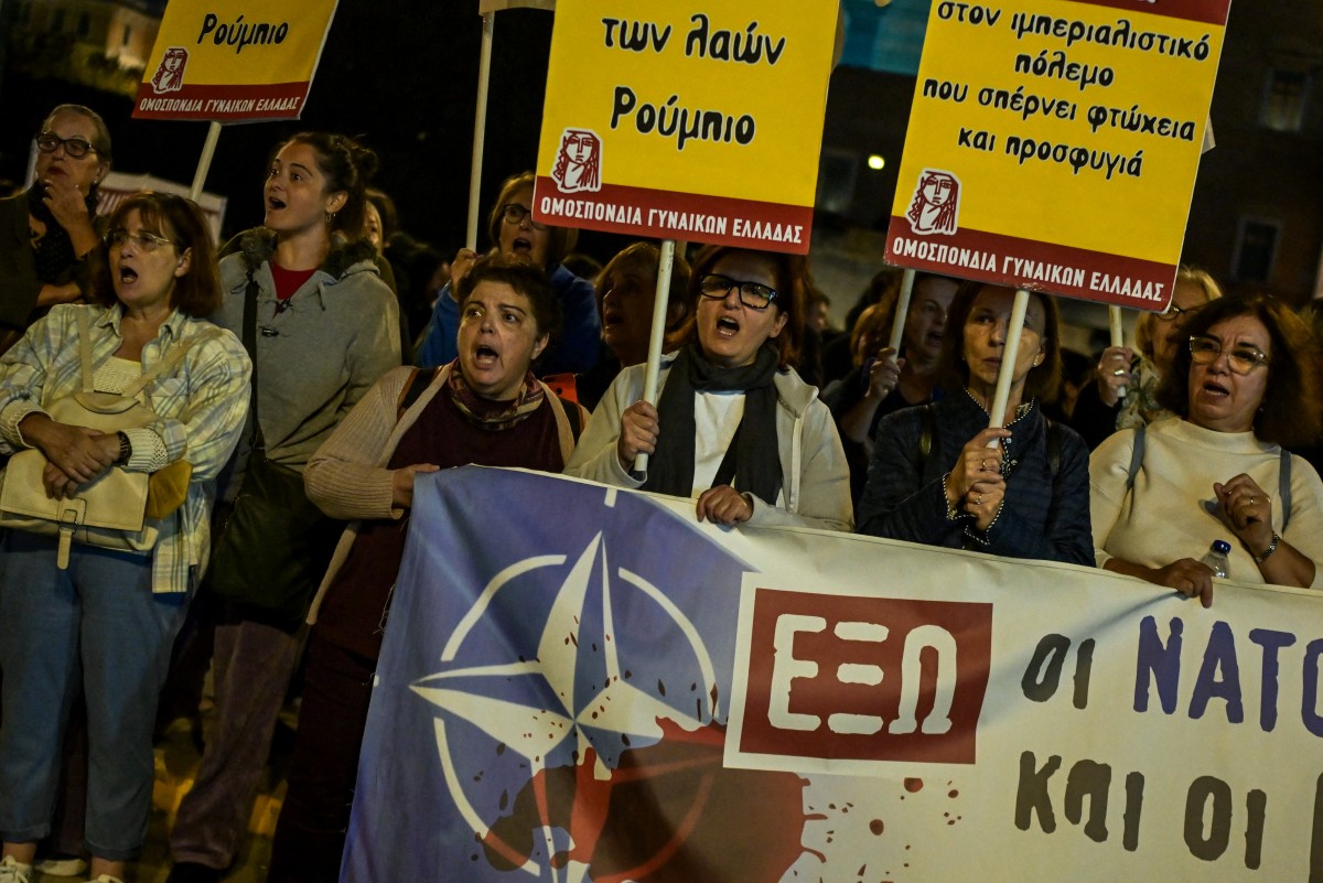 Mais de duas mil pessoas protestam em Atenas contra visita de Marco Rubio