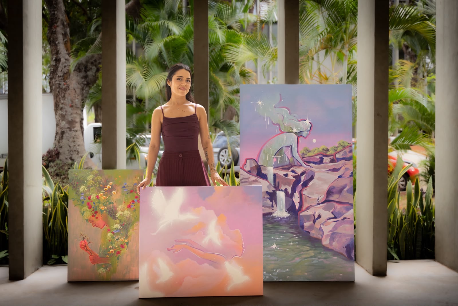 Camilla Siren leva fantasia, memória e natureza em nova exposição