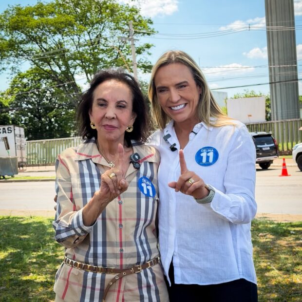 Celina Leão e Maria de Lourdes Abadia voltam a caminhar juntas. Foto: divulgação