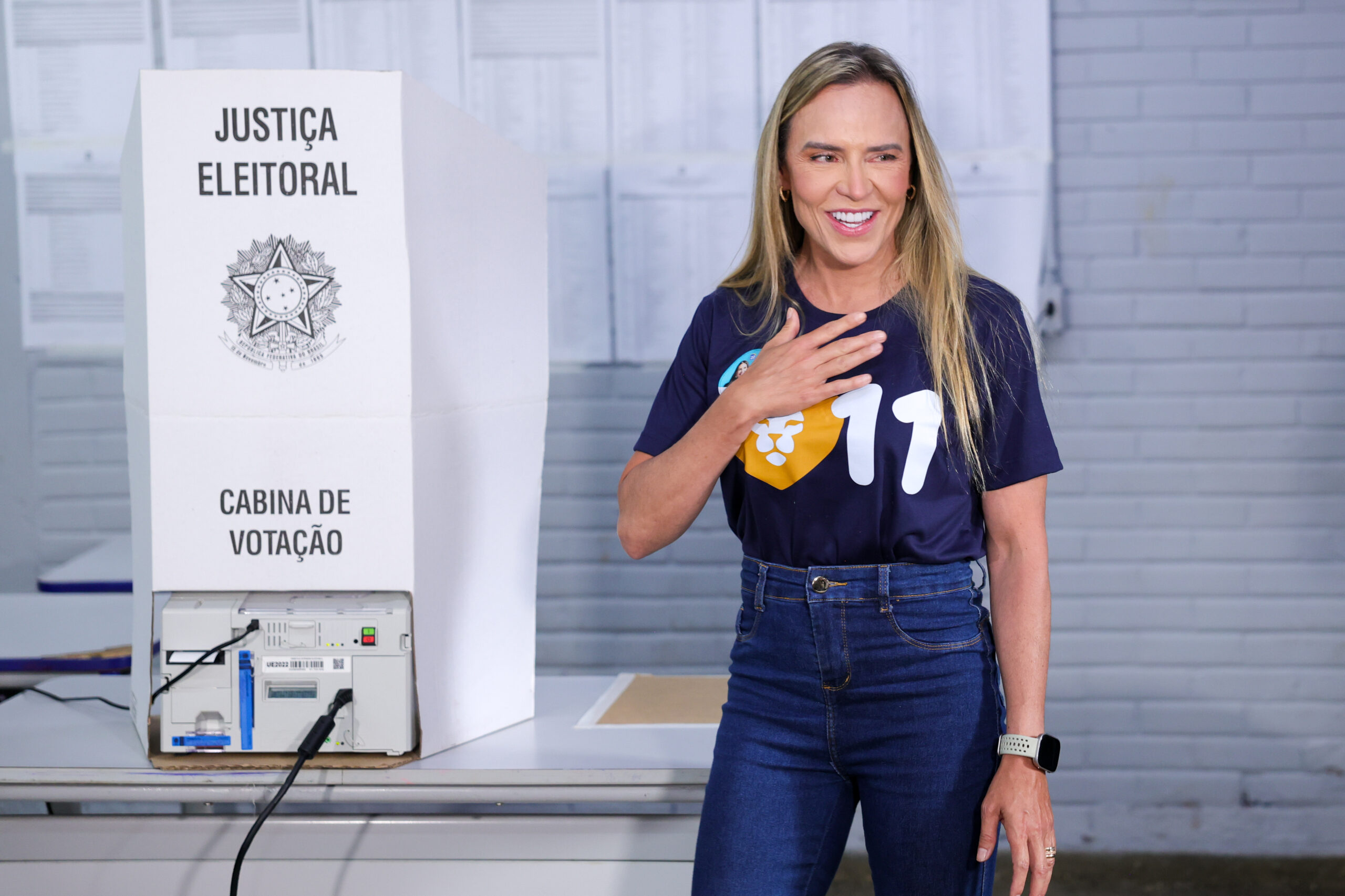 celina leão votando