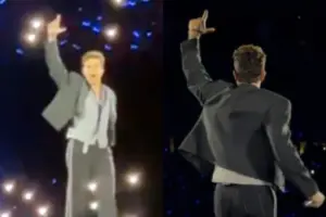 luan santana faz gesto com a mao em show e fas falam em apoio a lula pdphqy2l