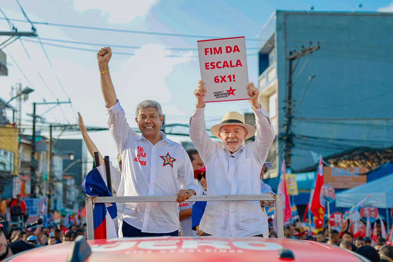 lula placa fim da escala 6x1