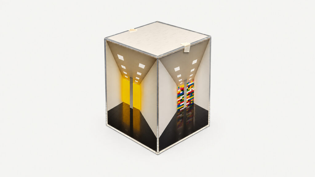 valentino fialdini cubo lego impressao em papel algodao credito divulgacao as leiloeiras
