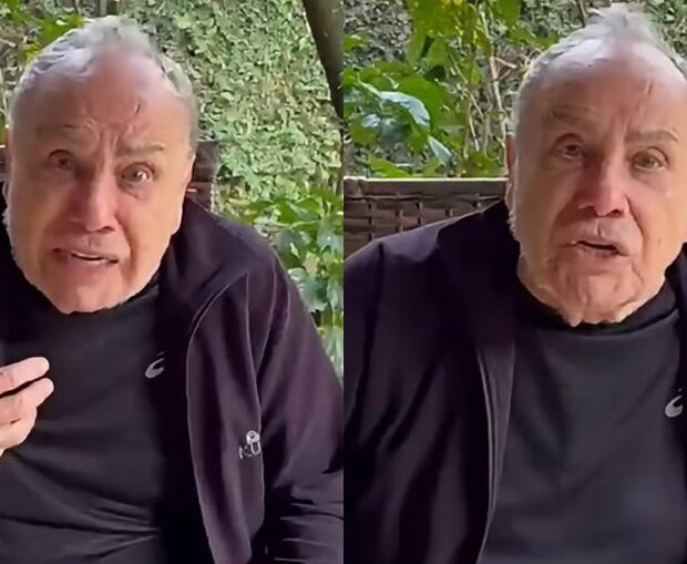 Stênio Garcia, de 94 anos, voltou a fazer acusações contra as filhas em vídeo publicado na quinta-feira (15).