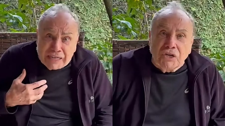 Stênio Garcia, de 94 anos, voltou a fazer acusações contra as filhas em vídeo publicado na quinta-feira (15).