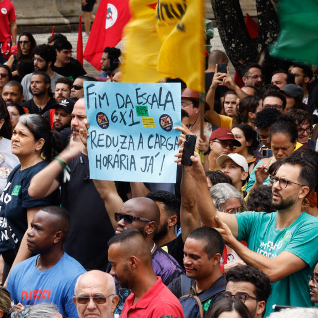 ato em defesa do fim da jornada 6x1