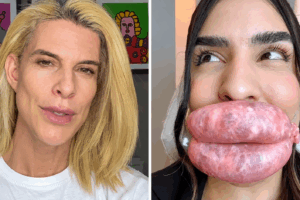 Tatiana Gorentzvaig publica acusações com relação ao casamento de Giullia e Ivo, além de ridicularizar tanto a versão da vítima sobre as agressões, quanto à rotina do casal. Foto: montagem sobre reprodução.
