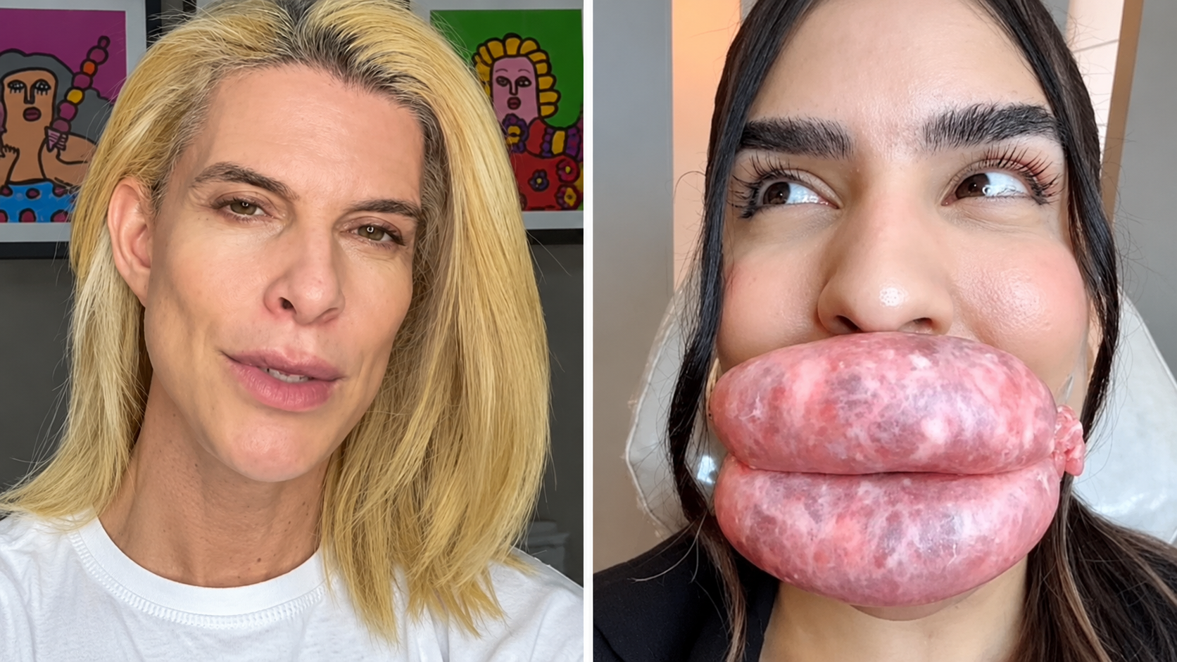 Tatiana Gorentzvaig publica acusações com relação ao casamento de Giullia e Ivo, além de ridicularizar tanto a versão da vítima sobre as agressões, quanto à rotina do casal. Foto: montagem sobre reprodução.
