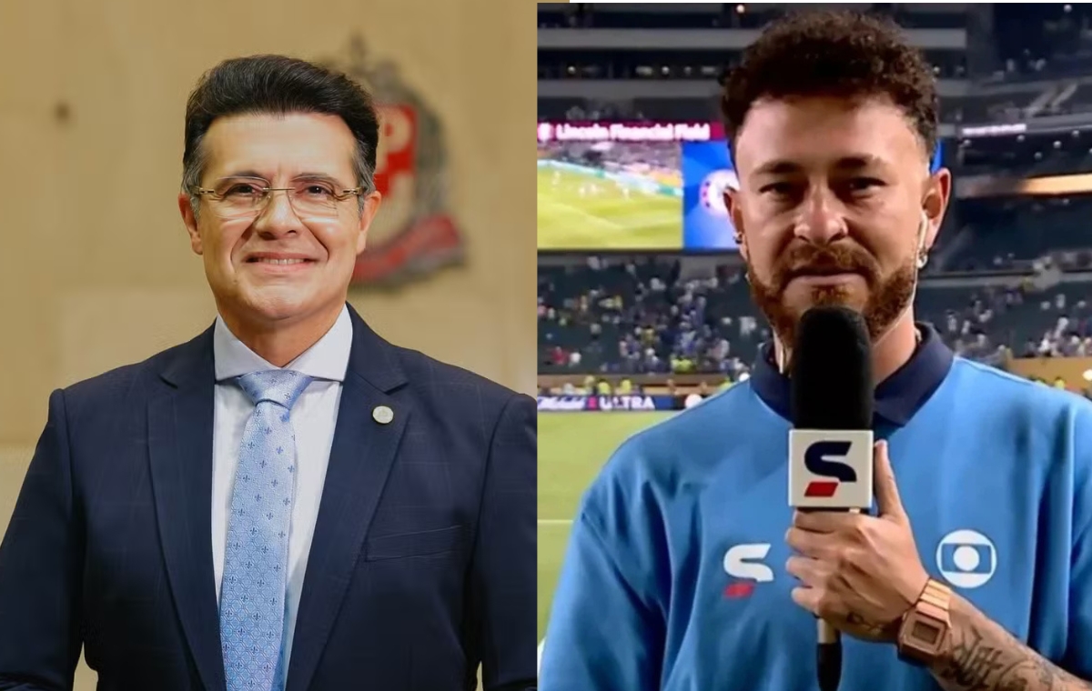 O apresentador Fred Bruno, do Globo Esporte, estava no estabelecimento e, segundo o SBT News, teria sido atingido de raspão no pé.