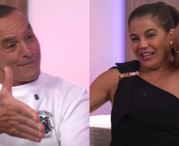 Nívea Stelmann e Paulo Zulu trocaram flertes durante entrevista no YouTube
