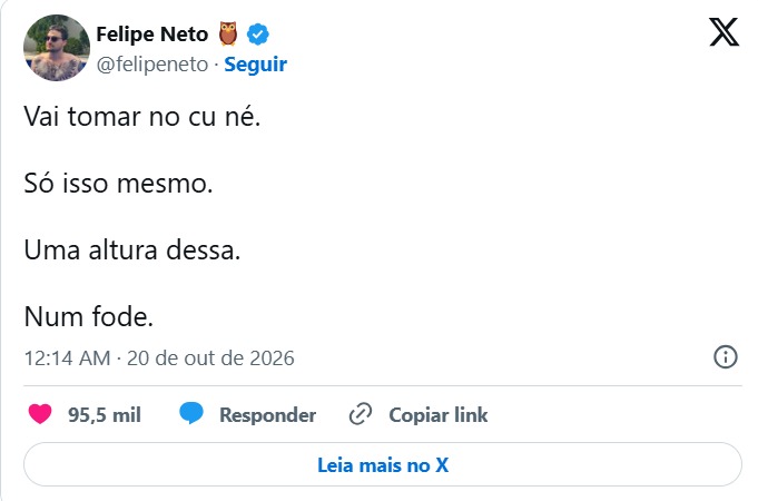 O vídeo gerou debate entre seguidores que esperavam um posicionamento eleitoral