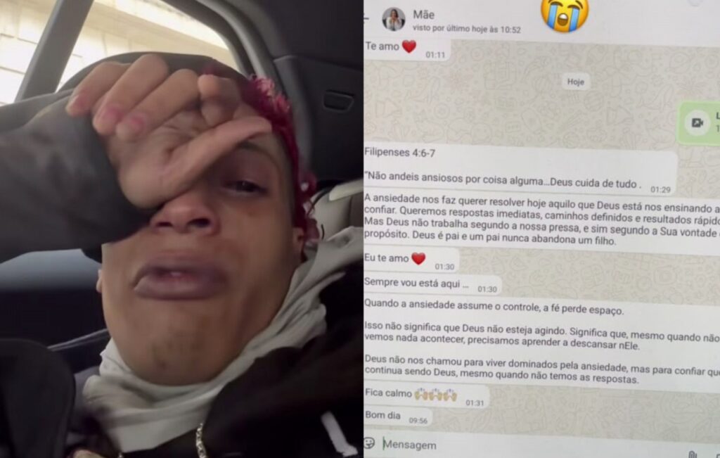 Márcia Gama Nepomuceno enviou mensagens ao rapper antes de ser detida 
