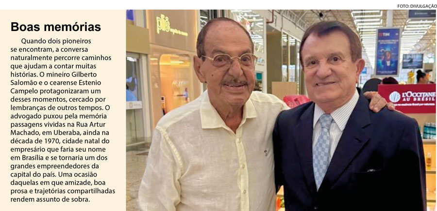 o mineiro gilberto salomão e o cearense estenio campelo blog