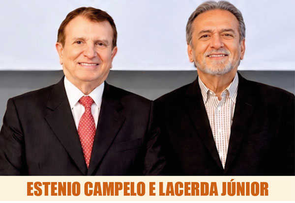 advogado estenio campelo e o presidente da casa do ceará, lacerda júnior capa