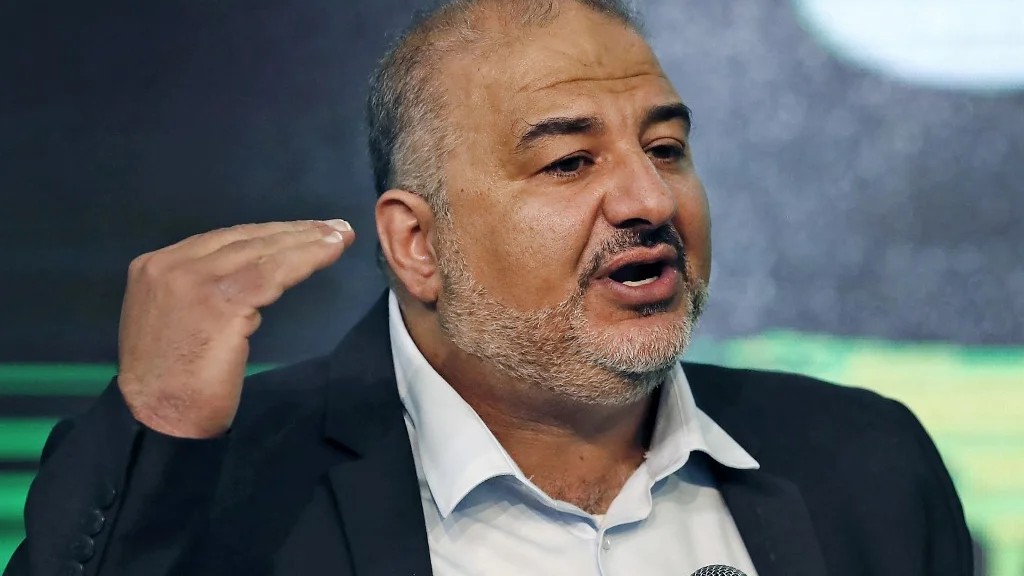mansour abbas, head of a conservative islamic party united arab list, or raam in its hebrew acronym, 23 march 2021 (afp).jpg